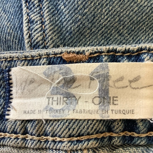 We the Free Jeans Womens Size 31 High Rise Denim Jeans 31”x28” Distressed - Picture 11 of 11